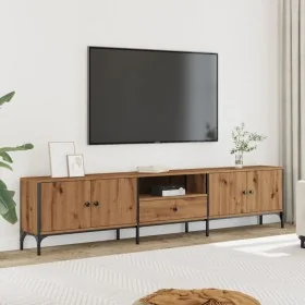 Mueble TV cajón madera ingeniería roble artesanal 200x25x44 cm von , TV-Möbel - Ref: Foro24-857697, Preis: 128,78 €, Rabatt: %