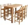 Set mesa de bar y sillas 7 piezas de madera de acacia maciza von , Möbelsets für Küchen und Esszimmer - Ref: Foro24-246671, P...