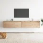 Armario de pared 2 uds madera maciza de pino 100x30x35cm by , Shelves and shelves - Ref: Foro24-813466, Price: 142,79 €, Disc...