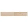 Armario de pared 2 uds madera maciza de pino 100x30x35cm by , Shelves and shelves - Ref: Foro24-813466, Price: 142,79 €, Disc...
