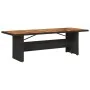 Set de comedor de jardín 7 pzas y cojines ratán sintético negro von , Gartensets - Ref: Foro24-3277648, Preis: 1,00 €, Rabatt: %