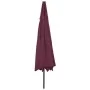 Sombrilla de jardín con luces LED rojo burdeos 400 cm by , Umbrellas - Ref: Foro24-312534, Price: 100,13 €, Discount: %