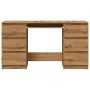 Escritorio madera de ingeniería roble artisan 140x50x77 cm by , Desks - Ref: Foro24-855961, Price: 198,44 €, Discount: %