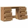 Escritorio madera de ingeniería roble artisan 140x50x77 cm by , Desks - Ref: Foro24-855961, Price: 198,44 €, Discount: %