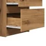 Escritorio madera de ingeniería roble artisan 140x50x77 cm by , Desks - Ref: Foro24-855961, Price: 198,44 €, Discount: %