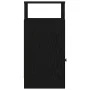 Mesilla de noche con cajón negro 25x31x66 cm de , Mesitas de noche - Ref: Foro24-858616, Precio: 69,99 €, Descuento: %