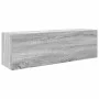 Armario de pared baño madera ingeniería gris sonoma 100x25x30cm de , Tocadores de baño - Ref: Foro24-860099, Precio: 57,92 €,...