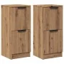 Aparadores 2 uds madera ingeniería roble artisian 30x30x70 cm de , Aparadores - Ref: Foro24-856962, Precio: 72,89 €, Descuent...