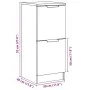 Aparadores 2 uds madera ingeniería roble artisian 30x30x70 cm de , Aparadores - Ref: Foro24-856962, Precio: 72,89 €, Descuent...