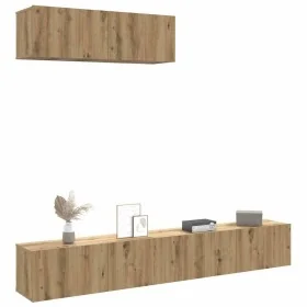 Muebles TV de pared 3 uds roble artisan 100x30x30 cm von , TV-Möbel - Ref: Foro24-3329008, Preis: 194,69 €, Rabatt: %