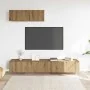 Muebles TV de pared 3 uds roble artisan 100x30x30 cm by , TV Furniture - Ref: Foro24-3329008, Price: 194,64 €, Discount: %