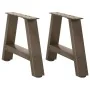 Patas de mesa de centro forma A 2uds acero 30x(30-31) cm de , Patas para mesas - Ref: Foro24-4012811, Precio: 46,79 €, Descue...