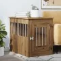 Jaula para perros madera ingeniería roble artesanal 55x80x68 cm de , Casetas para perros - Ref: Foro24-857643, Precio: 94,95 ...