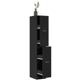 Armario botiquín madera de ingeniería negro 30x41x174,5 cm von , Schließfächer und Lagerschränke - Ref: Foro24-3309628, Preis...