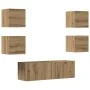 Mueble para TV de pared madera contrachapada artesanal 5 piezas von , TV-Möbel - Ref: Foro24-3329146, Preis: 140,03 €, Rabatt: %