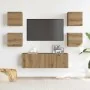Mueble para TV de pared madera contrachapada artesanal 5 piezas von , TV-Möbel - Ref: Foro24-3329146, Preis: 140,03 €, Rabatt: %