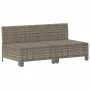 Sofá de jardín de 2 plazas con cojines ratán sintético gris by , Garden sets - Ref: Foro24-362691, Price: 167,11 €, Discount: %