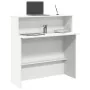 Mostrador de recepción blanco 100x50x103,5 cm madera ingeniería von , Schreibtische - Ref: Foro24-859024, Preis: 115,40 €, Ra...