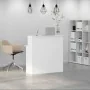 Mostrador de recepción blanco 100x50x103,5 cm madera ingeniería von , Schreibtische - Ref: Foro24-859024, Preis: 115,40 €, Ra...