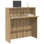 Mostrador de recepción roble artisian 100x50x103,5 cm von , Schreibtische - Ref: Foro24-859032, Preis: 107,85 €, Rabatt: %