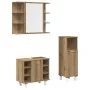 Juego de muebles baño 3 piezas madera ingeniería roble artisan de , Muebles de baño - Ref: Foro24-3328568, Precio: 189,67 €, ...