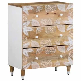 Aparador de madera maciza de mango 60x33,5x75 cm by , Lockers and storage cabinets - Ref: Foro24-4018667, Price: 137,47 €, Di...