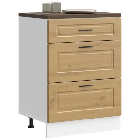 Mueble bajo de cocina porto roble artesano madera reconstituida von , Küchenschränke - Ref: Foro24-854268, Preis: 119,90 €, R...
