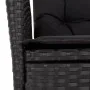 Set de muebles jardín 5 pzas con cojines ratán sintético negro by , Garden sets - Ref: Foro24-3213070, Price: 642,11 €, Disco...