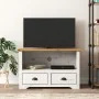 Mueble de TV 2 cajones BODO madera pino marrón 91,5x44,5x56 cm by , TV Furniture - Ref: Foro24-355075, Price: 110,29 €, Disco...