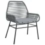 Juego comedor jardín 7 pzas cojines ratán sintético vidrio gris by , Garden sets - Ref: Foro24-3334580, Price: 543,31 €, Disc...