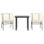 Juego de comedor jardín 3 piezas cojines ratán sintético marrón von , Gartensets - Ref: Foro24-3334604, Preis: 178,68 €, Raba...