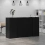 Mostrador de recepción roble negro 180x50x103,5 cm von , Schreibtische - Ref: Foro24-3324206, Preis: 295,32 €, Rabatt: %