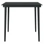 Juego de comedor jardín 5 piezas cojines ratán sintético negro de , Conjuntos de jardín - Ref: Foro24-3334500, Precio: 273,48...