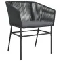 Juego de comedor jardín 5 piezas cojines ratán sintético negro de , Conjuntos de jardín - Ref: Foro24-3334514, Precio: 407,78...