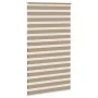 Estor cebra marrón arena tejido ancho 130,9 cm poliéster by , Blinds and blinds - Ref: Foro24-4014580, Price: 36,25 €, Discou...