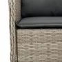 Set comedor de jardín 5 pzas cojines ratán sintético gris claro de , Conjuntos de jardín - Ref: Foro24-3211991, Precio: 525,1...