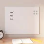 Pizarra magnética de pared vidrio templado blanco 50x40 cm by , White boards - Ref: Foro24-4008631, Price: 24,41 €, Discount: %