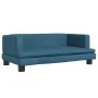 Cama para perros de terciopelo azul 80x45x30 cm by , Beds for dogs - Ref: Foro24-171894, Price: 66,83 €, Discount: %