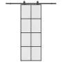 Puerta corredera con juego herrajes negro 76x205 cm ESG vidrio by , Doors - Ref: Foro24-3375803, Price: 251,39 €, Discount: %