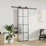 Puerta corredera con juego herrajes negro 76x205 cm ESG vidrio by , Doors - Ref: Foro24-3375803, Price: 251,39 €, Discount: %