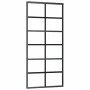Puerta corredera con set herrajes negro 90x205 cm vidrio ESG by , Doors - Ref: Foro24-3375791, Price: 222,99 €, Discount: %