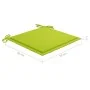 Sillas de jardín 6 uds madera maciza teca cojines verde brillo von , Gartenstühle - Ref: Foro24-3073042, Preis: 863,48 €, Rab...