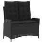 Juego comedor jardín 4 piezas con cojines ratán sintético negro by , Garden sets - Ref: Foro24-3277456, Price: 555,12 €, Disc...