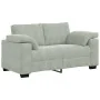Juego de sofás con cojines 3 piezas terciopelo gris claro by , Sofas - Ref: Foro24-3324667, Price: 646,73 €, Discount: %