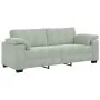 Juego de sofás con cojines 3 piezas terciopelo gris claro by , Sofas - Ref: Foro24-3324667, Price: 646,73 €, Discount: %