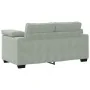 Juego de sofás con cojines 3 piezas terciopelo gris claro by , Sofas - Ref: Foro24-3324667, Price: 646,73 €, Discount: %