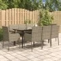 Set comedor jardín 9 pzas y cojines ratán sintético negro gris by , Garden sets - Ref: Foro24-3185152, Price: 559,78 €, Disco...