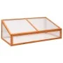 Invernadero madera de abeto naranja 110x58,5x39 cm de , Invernaderos - Ref: Foro24-362646, Precio: 94,33 €, Descuento: %