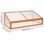 Invernadero madera de abeto naranja 110x58,5x39 cm de , Invernaderos - Ref: Foro24-362646, Precio: 94,33 €, Descuento: %