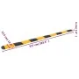 Badén de velocidad goma amarillo y negro 517x32,5x4 cm de , Señales de carretera y tráfico - Ref: Foro24-3157049, Precio: 282...
